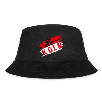 Fussball Köln Ruhrpott - Bucket Hat - Schwarz - Vorne - Lela (165cm)
