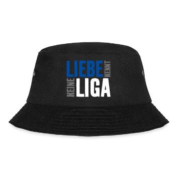 LIEBE KENNT KEINE LIGA - Bucket Hat - Schwarz - Vorne - Lela (165cm)