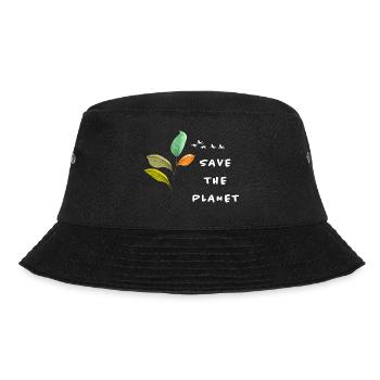 Save The Planet - There is no planet B - Bob - noir - Devant - Lela (165cm)