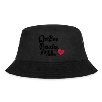 großer bruder loading 2021 - Bucket Hat - Schwarz - Vorne - Lela (165cm)