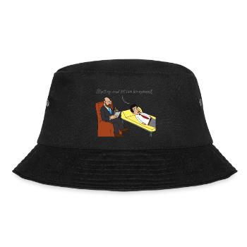 Therapie - Bucket Hat - Schwarz - Vorne - Lela (165cm)
