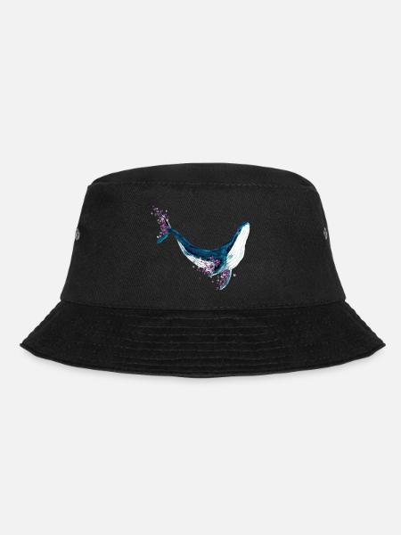 Chemise aquarelle florale Blue Whale - Bob - noir