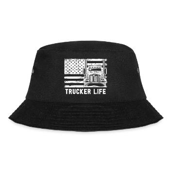 Truck driver Truck driver Truck driver Trucker - Bucket Hat - black - Front - Lela (165cm)