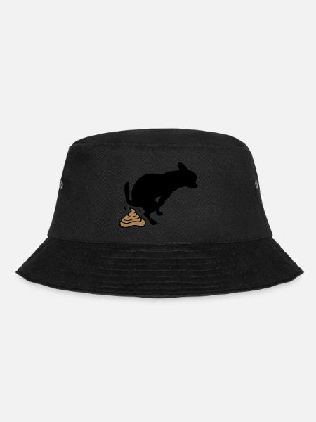shit dog shit - Bucket Hat - black
