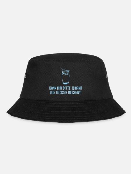 Kann mir jemand das Wasser reichen? anspruchsvoll - Bucket Hat - Schwarz