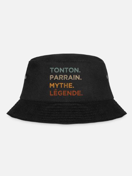 Tonton L'homme Le mythe La légende Oncle Cadeau - Bob - noir