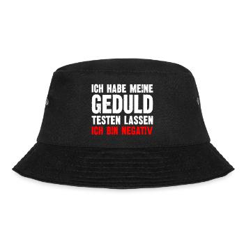 Ich Habe Meine Geduld Testen lassen Ich bin negati - Bucket Hat - Schwarz - Vorne - Lela (165cm)