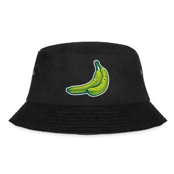 BANANA LOVE - Bucket Hat - black - Front - Lela (165cm)
