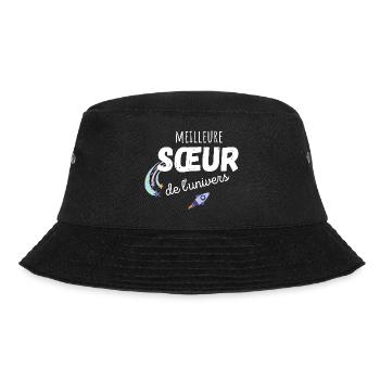 meilleure sœur de l'univers cadeau sœur - Bob - noir - Devant - Lela (165cm)