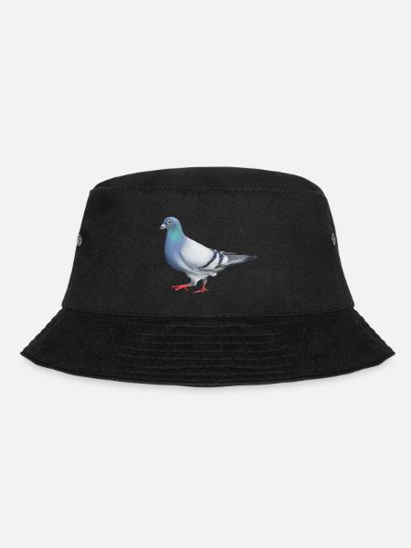 PIGEON - Bucket Hat - black