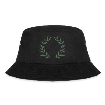 Kranz grün - Bucket Hat - Schwarz - Vorne - Lela (165cm)