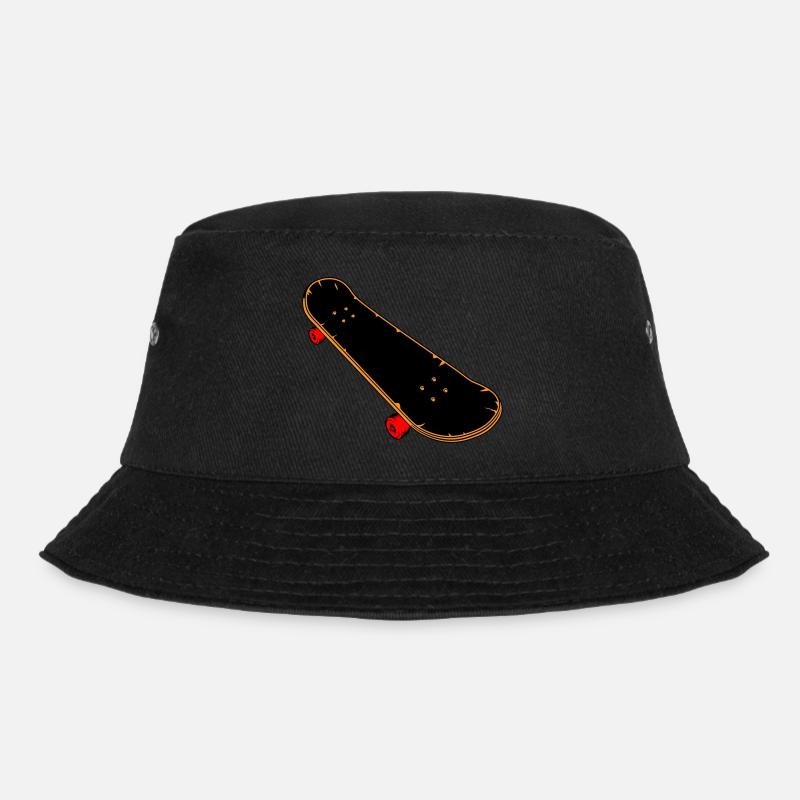 Skateboard Comic - Bucket Hat - Schwarz