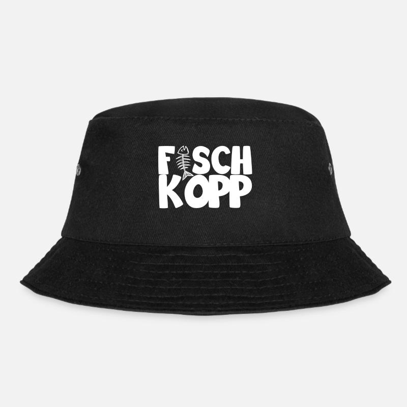 Fischkopp - Bucket Hat - Schwarz