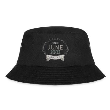 Seit Juni 2002 - Bucket Hat - Schwarz - Vorne - Lela (165cm)