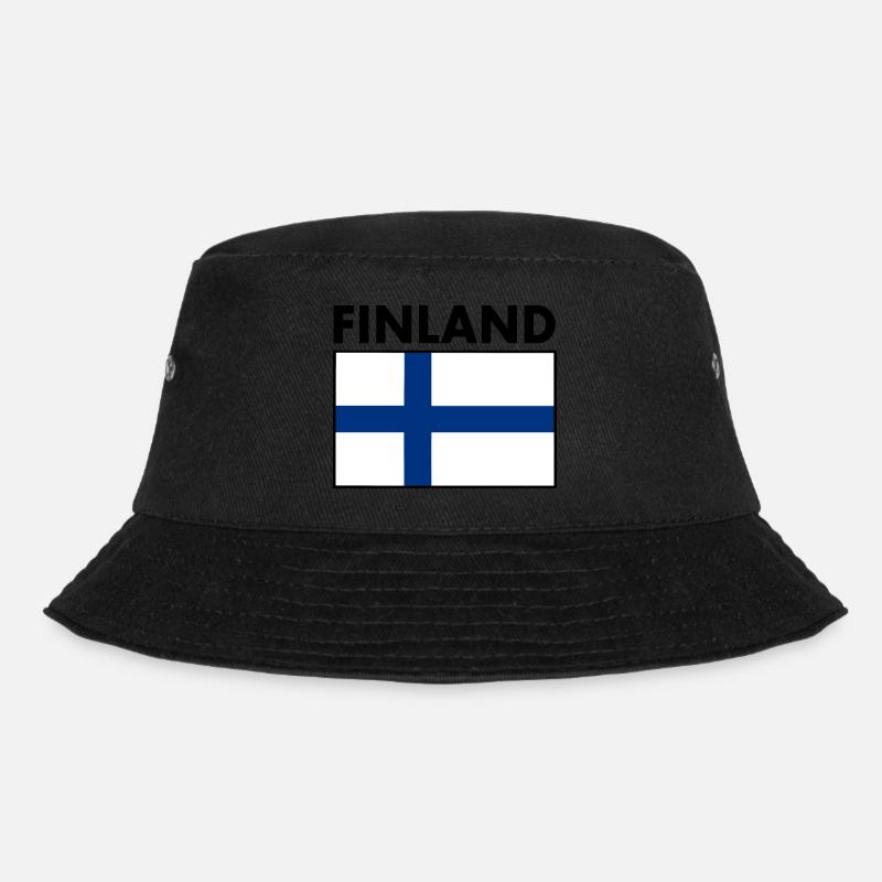 Finland - Bucket Hat - black