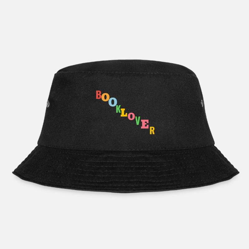 Colorful Booklover Merch - Bucket Hat - Schwarz