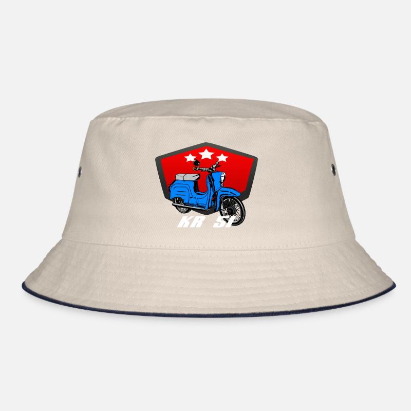 Simson KR 51 Schwalbe Moped DDR Bucket Hat