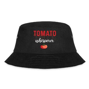 Tomatenflüsterer Gartenbau Gift - Bucket Hat - Schwarz - Vorne - Lela (165cm)