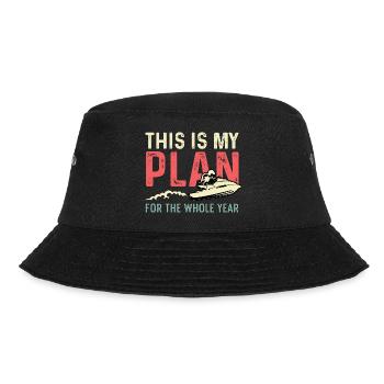 Plan for the year Hobbyist Gift - Bucket Hat - black - Front - Lela (165cm)