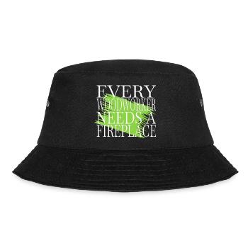 cool chainsaw grab carpenter sayings - Bucket Hat - black - Front - Lela (165cm)