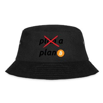 plan b bitcoin - Bucket Hat - Schwarz - Vorne - Lela (165cm)