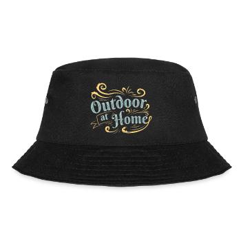 Outdoor at home - Bucket Hat - Schwarz - Vorne - Lela (165cm)