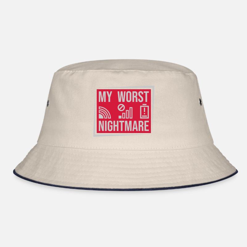 Schild my worst nightmare Bucket Hat