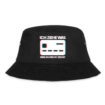 Ich Ziehe Was Was Du Nicht Ziehst Kredit Karte Ges - Bucket Hat - Schwarz - Vorne - Lela (165cm)