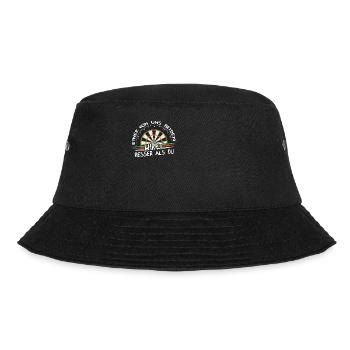 besser als du - Bucket Hat - Schwarz - Vorne - Lela (165cm)