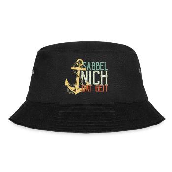 Sabbel Nich Dat Geit Geschenk Norddeutsch Ostsee N - Bucket Hat - Schwarz - Vorne - Lela (165cm)