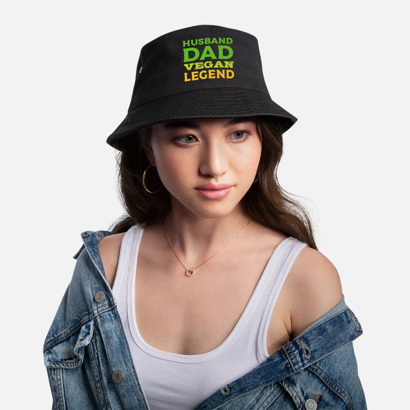 Ehemann Dad Vegan Liebender Ehemann Geschenk Bucket Hat