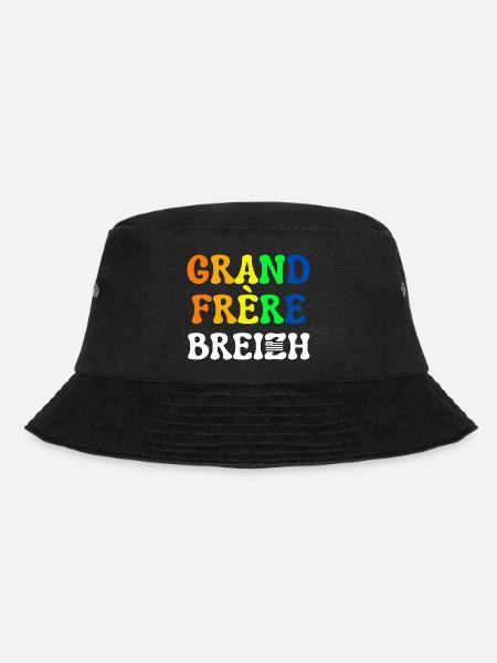 GRAND FRERE BREIZH DRAPEAU BRETAGNE - Bob - noir