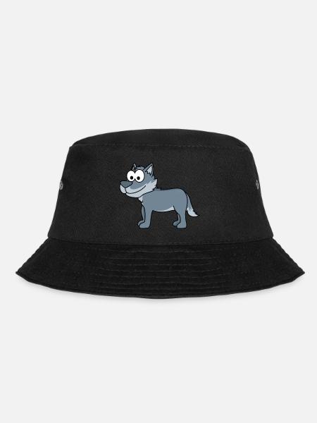 Loup Comic Animal - Bob - noir