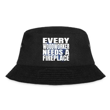 dad apprentice sexy carpenter tshirts - Bucket Hat - Schwarz - Vorne - Lela (165cm)