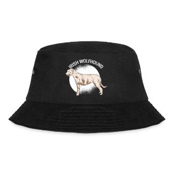 Irish Wolfhound Dog Dog Owner Dog Lovers - Bucket Hat - black - Front - Lela (165cm)