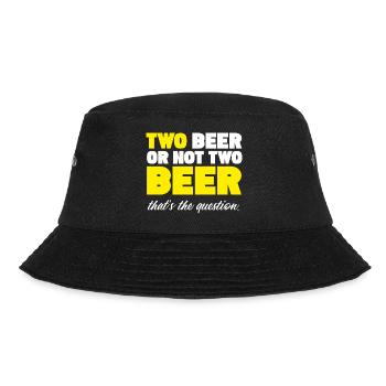 Bier Beer Alkohol Biergarten Shakespeare - Bucket Hat - Schwarz - Vorne - Lela (165cm)