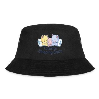 Cat Pyjamas Cat Sleep Outfit Kitten - Bucket Hat - black - Front - Lela (165cm)