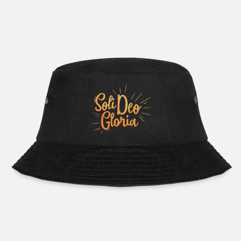 Soli Deo Gloria - Bucket Hat - Schwarz