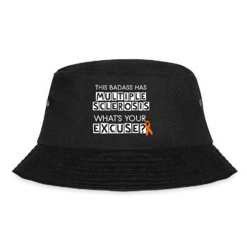 This Badass Has Multiple Sclerosis - Bucket Hat - black - Front - Lela (165cm)