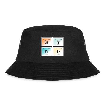 Crypto - Periodic Table of Elements - Bucket Hat - black - Front - Lela (165cm)