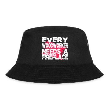 hobbyists construction carpenter - Bucket Hat - black - Front - Lela (165cm)