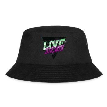 animal welfare bday dogs awesome golden retriever - Bucket Hat - Schwarz - Vorne - Lela (165cm)