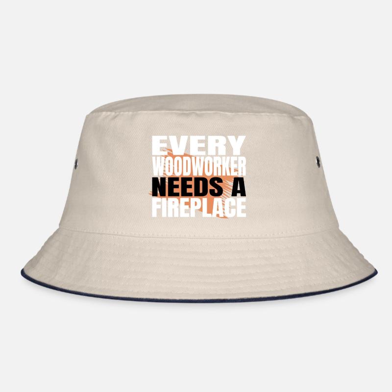 hearbeat dad carpentry Bucket Hat