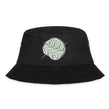 großkatze seekatze perserkatze bday cool zitat - Bucket Hat - Schwarz - Vorne - Lela (165cm)
