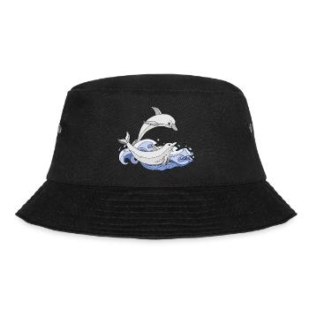 Delphine - Bucket Hat - Schwarz - Vorne - Lela (165cm)