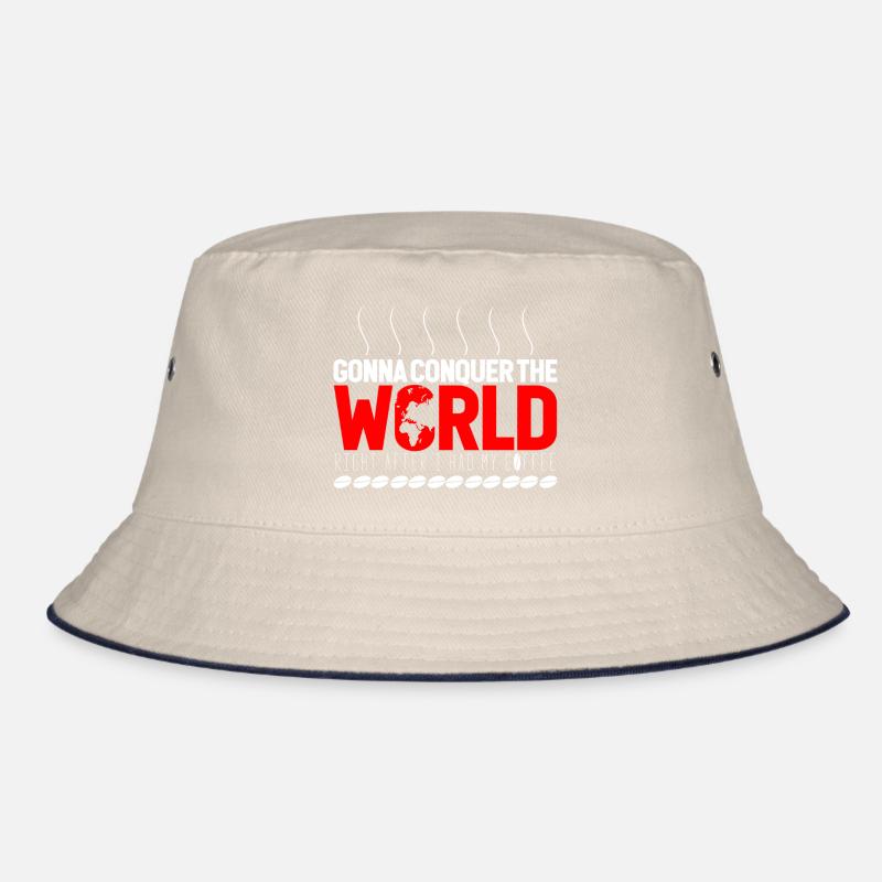 Gonna conquer the World - Red Version Bucket Hat