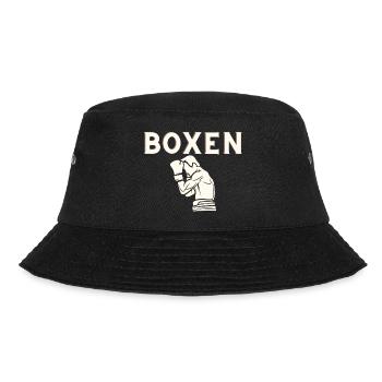 Boxen - Bucket Hat - Schwarz - Vorne - Lela (165cm)