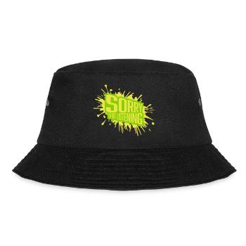sorry im not listening - Bucket Hat - Schwarz - Vorne - Lela (165cm)