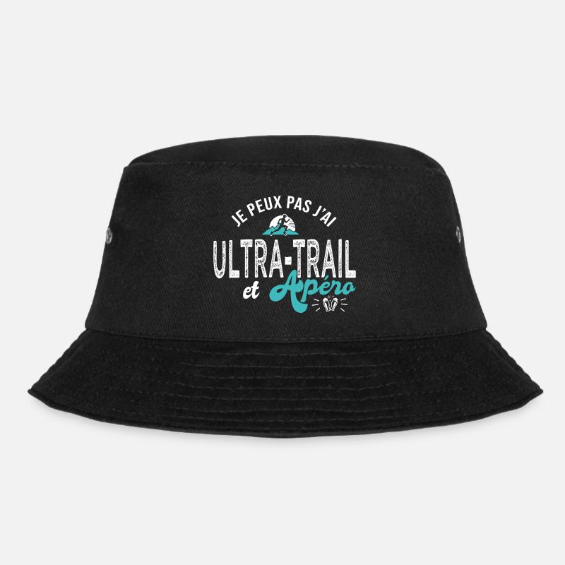 je peux pas j ai ultra trail cadeau cool traileur - Bob - noir