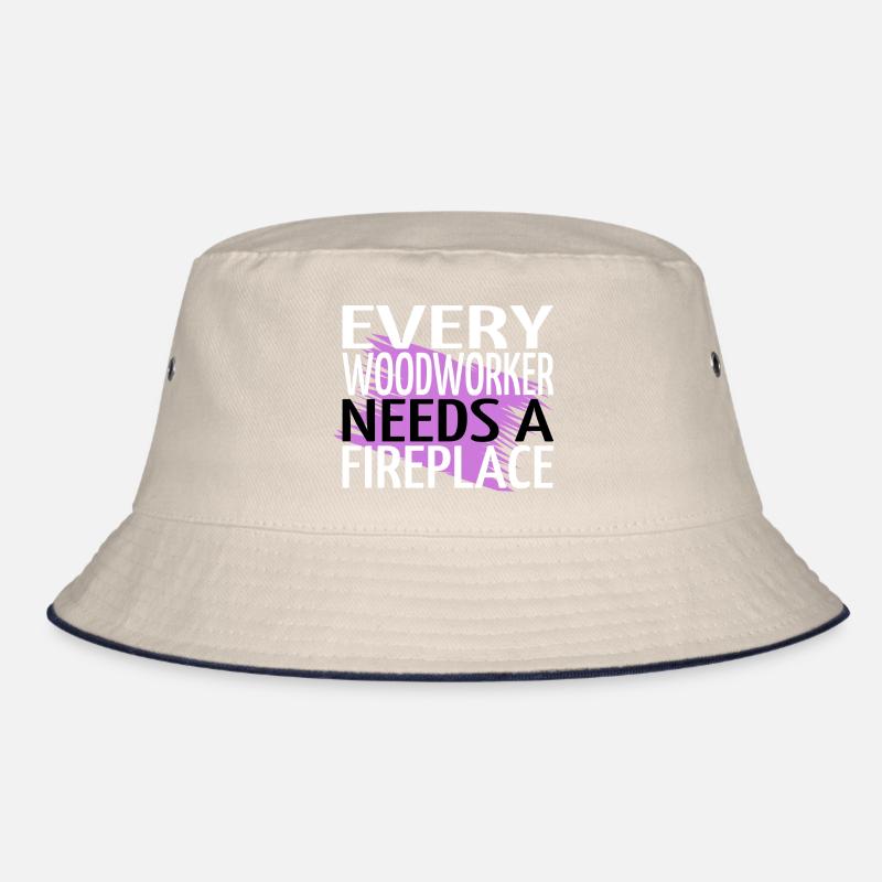 funny craftsmen design arborists woodworker Bucket Hat